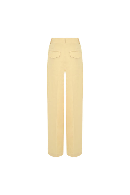 CERES LINEN TROUSERS WITH PLEATS